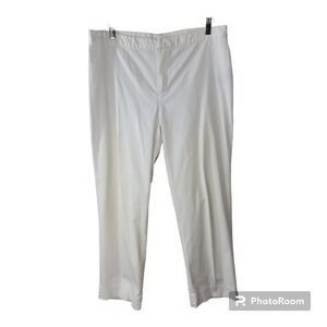 Lauren Ralph Lauren Cream Ankle Pants Womens Size 14